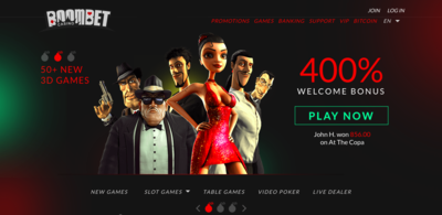 Betboom внешний вид сайта